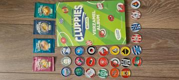 Lege album + complete set( 4 super Cluppie + 24 kleine) beschikbaar voor biedingen