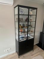 Vintage vitrinekast 90x40x220, Ophalen, Zo goed als nieuw, 25 tot 50 cm