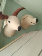 Muurdecoratie Kinderkamer - Dierenkoppen, Ophalen, Zo goed als nieuw