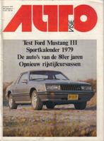 Autovisie 1 1979 : Ford Mustang III Ghia 5.0 - Renault 30TX, Gelezen, Algemeen, Ophalen of Verzenden, Autovisie