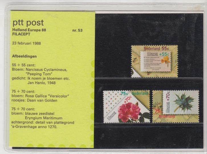 Postzegelmapje Filacept, Postzegels en Munten, Postzegels | Nederland, Postfris, Na 1940, Verzenden