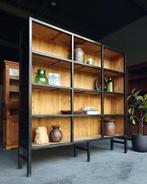 Stoere zwarte vakkenkast | Boekenkast #2366, Huis en Inrichting, Kasten | Boekenkasten, Niet ingevuld, Met plank(en), 200 cm of meer