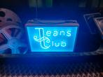 Jeans club neon reclame, Ophalen, Gebruikt, Lichtbak of (neon) lamp, Jeans company