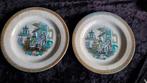 Twee Chinese porseleinen borden, Antiek en Kunst, Ophalen of Verzenden