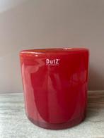DutZ glazen sierpot, Ophalen of Verzenden, Minder dan 50 cm, Rood, Glas