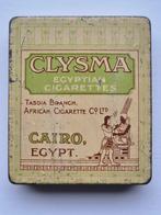 Clysma Tasdia Branch African Cigarettes blikje Cairo Egypte, Verzamelen, Blikken, Ophalen of Verzenden, Gebruikt, Overige