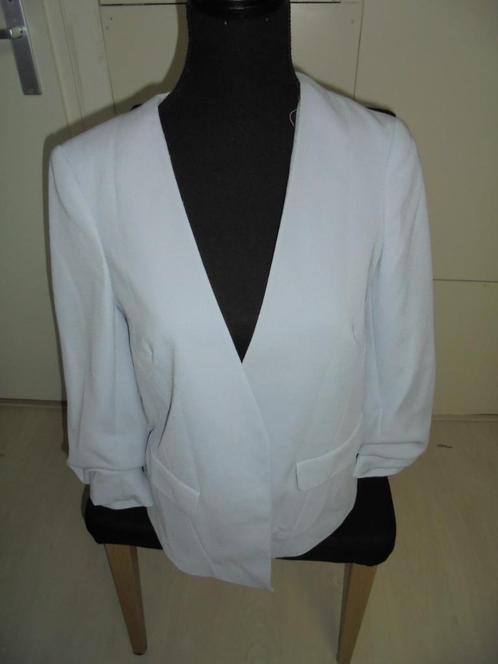 Lichtgrijs colbertje Atmosphere maat 42, Kleding | Dames, Jasjes, Kostuums en Pakken, Zo goed als nieuw, Jasje, Maat 42/44 (L)