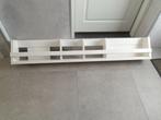 Houten wit wandrek / plank, Huis en Inrichting, Ophalen, Gebruikt, Minder dan 150 cm, Minder dan 100 cm