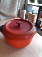 Gietijzeren pan dia. 24cm 3ltr Made in France, Ophalen of Verzenden, Zo goed als nieuw, Overige typen