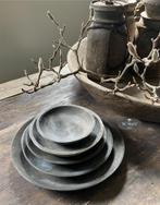 Houten schaaltjes set van 5 Aura Peeperkorn hout stoer sober, Huis en Inrichting, Woonaccessoires | Overige, Verzenden, Nieuw