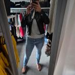 Zwarte Fake Leren Jack, Maat 38/40 (M), Zwart, Ophalen of Verzenden, Zo goed als nieuw