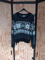 Winterse Noorse kerst trui maat l, Ophalen of Verzenden, Zo goed als nieuw, Zwart