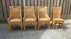 4 eetkamer stoelen, Huis en Inrichting, Stoelen, Ophalen, Zo goed als nieuw, Riet of Rotan, Vier