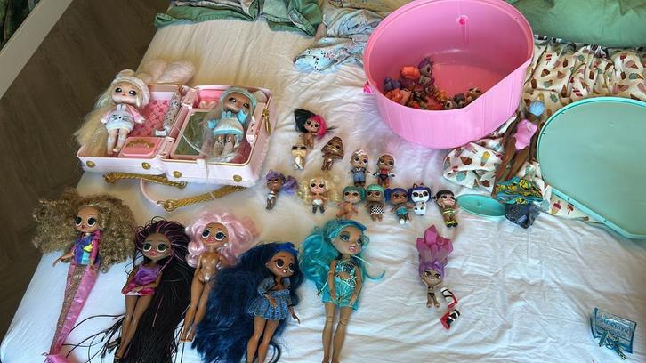 Grote verzameling LOL Surprise poppen, Kinderen en Baby's, Speelgoed | Poppen, Gebruikt, Overige typen, Ophalen