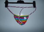 G - string regenboog slip Zie scans, Verzenden, Nieuw, CM