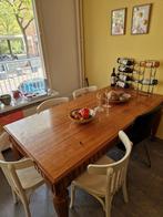 Design houten tafel, Ophalen