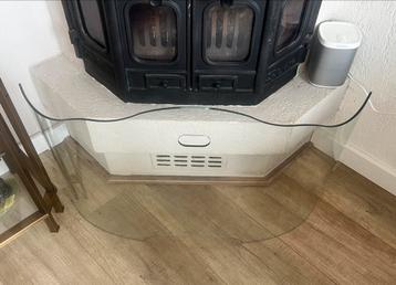 Glazen Haardscherm - Gebogen Model beschikbaar voor biedingen