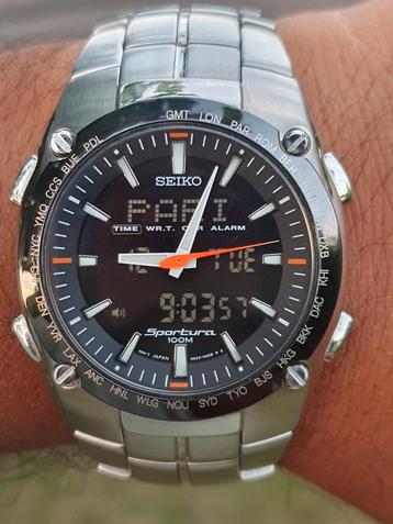 Seiko Sportura GMT SNJ005P1 / H023-00C0 beschikbaar voor biedingen