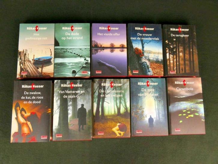 10X Boeken van Hakan Nesser (2008), Boeken, Detectives, Zo goed als nieuw, Ophalen of Verzenden