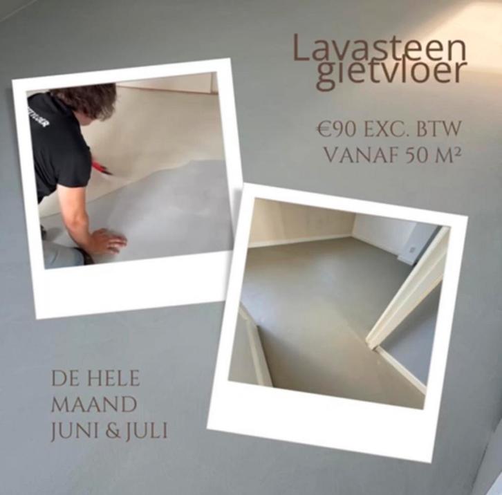 Egaliseren, coaten of gieten, Lavasteen gietvloeren, Diensten en Vakmensen, Vloerleggers en Parketteurs, Houten vloeren, Laminaat of Parket