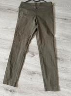 H&M khaki kleurige pantalon met elastische taille, Kleding | Dames, H&M, Overige kleuren, Maat 42/44 (L), Ophalen of Verzenden