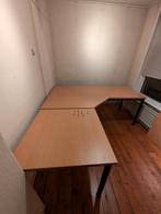 Hoekbureau met schuine hoek, Huis en Inrichting, Bureaus, Ophalen, Zo goed als nieuw