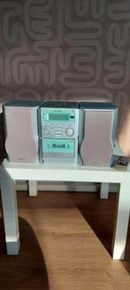 Vintage Sharp Stereoset met Afstandsbediening, Audio, Tv en Foto, Stereo-sets, Gebruikt, Ophalen of Verzenden, Tuner of Radio
