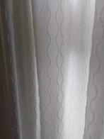 witte overgordijnen maat 140 cm breed, Huis en Inrichting, Ophalen of Verzenden, Zo goed als nieuw, 100 tot 150 cm, 200 cm of meer