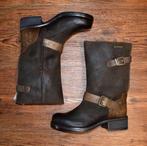 YELLOW CAB - volledig leren bruine laarzen - maat 38, Hoge laarzen, Bruin, Nieuw, Ophalen of Verzenden