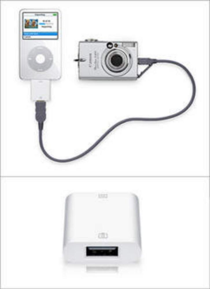 Camera connector voor iPod en iPad, Audio, Tv en Foto, Mp3-spelers | Accessoires | Apple iPod, Nieuw, Overige typen, Ophalen of Verzenden