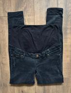 H&M mama skinny high rib jeans 40, H&M, Zwart, Maat 42/44 (L), Ophalen of Verzenden