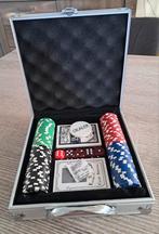 Pokerset in koffer, Hobby en Vrije tijd, Gezelschapsspellen | Kaartspellen, Ophalen of Verzenden, Zo goed als nieuw