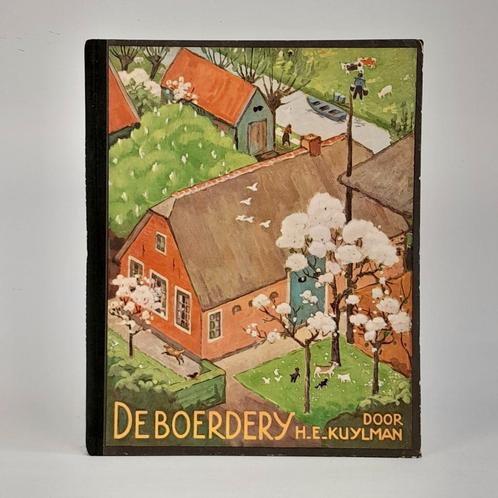 Verkade plaatjesalbum De Boerderij - 1936 - compleet, Boeken, Prentenboeken en Plaatjesalbums, Gelezen, Plaatjesalbum, Ophalen of Verzenden
