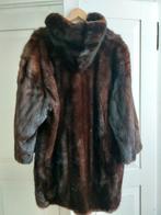 Vintage nerts bontjas, Ophalen, Gedragen, Maat 36 (S), Bruin
