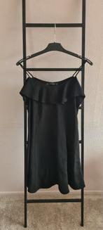 Zwart jurkje met franje (Zara maat S), Kleding | Dames, Maat 38/40 (M), Zwart, Ophalen of Verzenden, Zo goed als nieuw