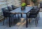Tuinset: Eettafel met 6 stoelen, Ophalen, Kunststof, Gebruikt, Eettafel