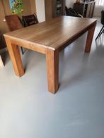 Massief Houten Eettafel 180x91cm, Huis en Inrichting, Tafels | Eettafels, Ophalen, Gebruikt, Teakhout, 50 tot 100 cm