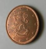 Finland 5 eurocent 2001, Postzegels en Munten, Munten | Europa | Euromunten, Verzenden, Finland, 5 cent, Losse munt
