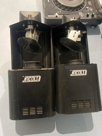 2x Nicols DMX Scanners - Goede Staat! beschikbaar voor biedingen