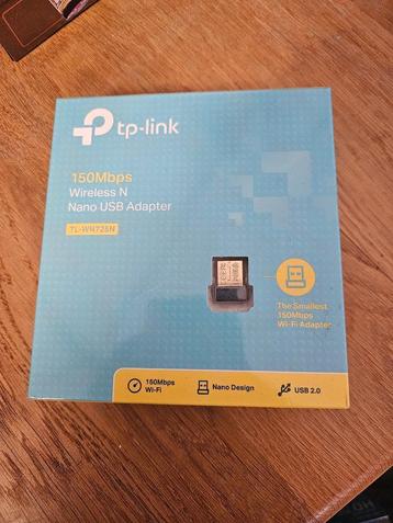 TP-Link TP Link TL-WN725N 150MBPS Nano USB Wifi adapter  beschikbaar voor biedingen
