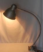 Stoere deels aluminium fabriekslamp, 1950-1960's, Huis en Inrichting, Ophalen of Verzenden, Gebruikt, Industrieel