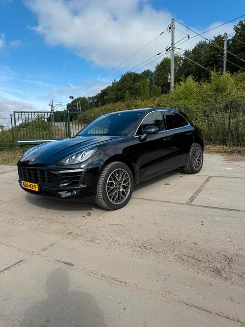 Porsche Macan 3.0 V6 S 250KW 2015 Zwart, Auto's, Porsche, Particulier, Macan, 4x4, ABS, Achteruitrijcamera, Adaptieve lichten