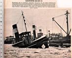 Amsterdam 1956; sleepboot door zware ijsgang ten onder, Verzenden, 1940 tot 1960, Gebruikt, Overige onderwerpen