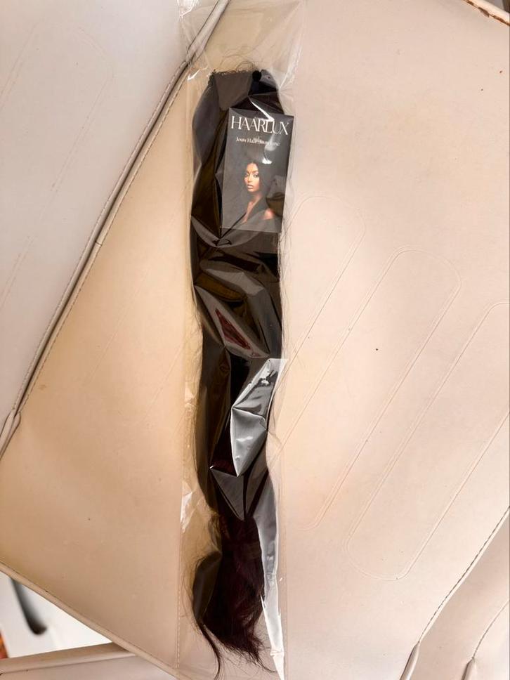 V-Part 50cm – 100 gram – Natural Black – Echt mensenhaar, Sieraden, Tassen en Uiterlijk, Uiterlijk | Haarverzorging, Zo goed als nieuw