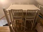 Eettafel met 4 stoelen, Huis en Inrichting, Ophalen, Zo goed als nieuw