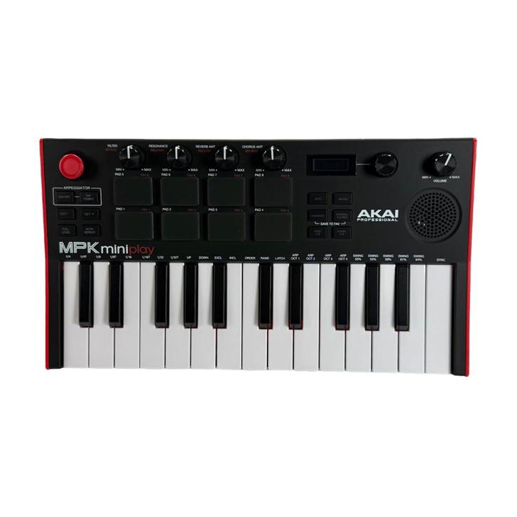 Akai Professional MPK Mini Play MK3 USB/MIDI keyboard | incl, Muziek en Instrumenten, Midi-apparatuur, Zo goed als nieuw
