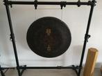 Earth tone gong 70cm  met standaard, Ophalen, Gebruikt