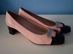 Nappalederen roze/zwarte pumps Pascucci maat 41, Pumps, Pascucci, Ophalen of Verzenden, Zo goed als nieuw