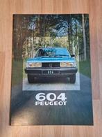 Nette brochure Peugeot 604 1980, Gelezen, Peugeot, Ophalen of Verzenden
