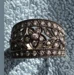 Brede zilveren 825 ring supermooi, Ophalen of Verzenden, Zo goed als nieuw, Dame, Zilver